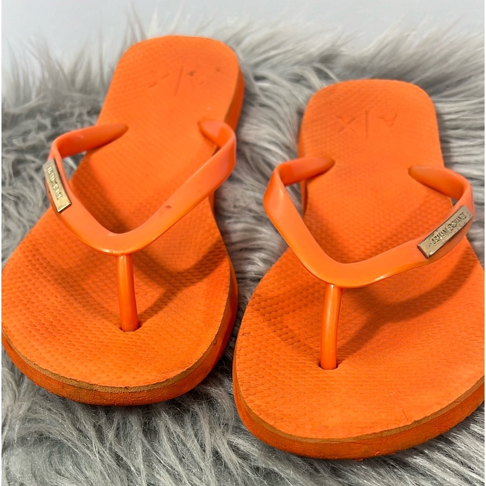 ARMANI EXCHANGE FLIP FLOPS SANDALS SIZE 5/6 S